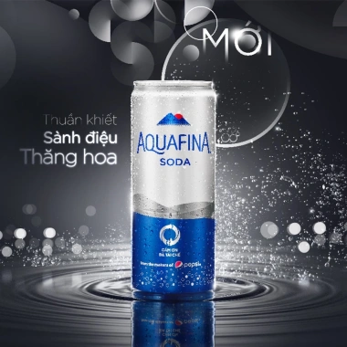 SALE 3.3 Thùng 24 Lon Aquafina Soda 320ml - Nước có gaz giá ưu đãi 174k