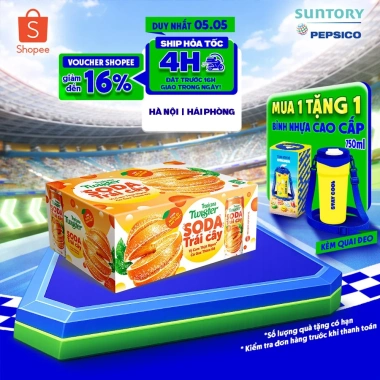 SALE 3.3 Thùng 24 Lon Twister Soda Trái Cây 320ml - Giá chỉ 230.000đ, tiết kiệm ngay