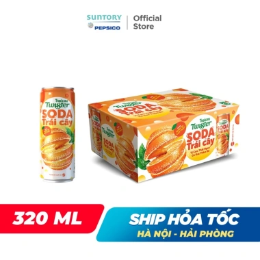 SALE 3.3 Thùng 24 Lon Twister Soda Trái Cây 320ml - Giá chỉ 230.000đ, tiết kiệm ngay