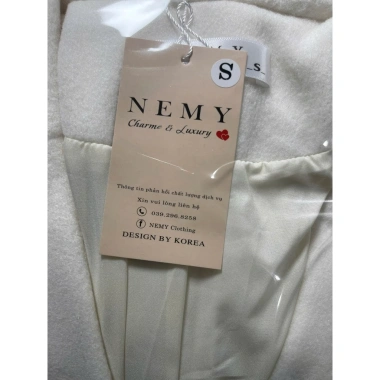 SALE Áo khoác dạ ép nữ cao cấp NEMY A25.359 - Vest mềm mướt, túi hộp, lớp lót sang trọng, chỉ 199.000₫