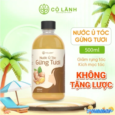 Sale Đón Tết Ủ Tóc Gừng Tươi - Kích Mọc Tóc, Giảm Rụng, Ngứa và Gàu, Cỏ Lành 75K 2 Sale Đón Tết Ủ Tóc Gừng Tươi - Kích Mọc Tóc, Giảm Rụng, Ngứa và Gàu, Cỏ Lành 75K 2