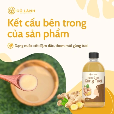 Sale Đón Tết Ủ Tóc Gừng Tươi - Kích Mọc Tóc, Giảm Rụng, Ngứa và Gàu, Cỏ Lành 75K