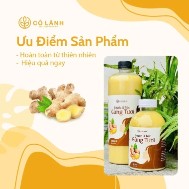 Sale Đón Tết Ủ Tóc Gừng Tươi - Kích Mọc Tóc, Giảm Rụng, Ngứa và Gàu, Cỏ Lành 75K