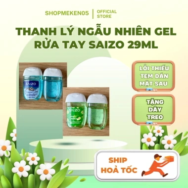 SALE Gel Rửa Tay Khô Saizo 29ml Lỗi Nhẹ - Tặng Dây Treo, Giá Chỉ 29.000₫ 4
