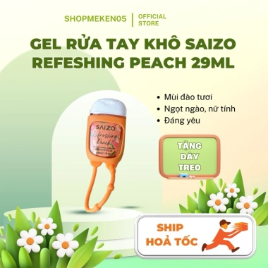 SALE Gel Rửa Tay Khô Saizo 29ml Lỗi Nhẹ - Tặng Dây Treo, Giá Chỉ 29.000₫ 5