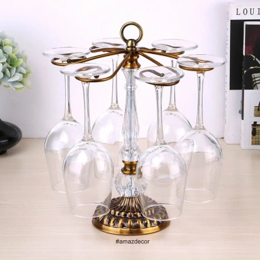 SALE GIÁ SỈ: Kệ treo ly rượu vang inox tân cổ điển cao cấp - Giá chỉ 280.000₫