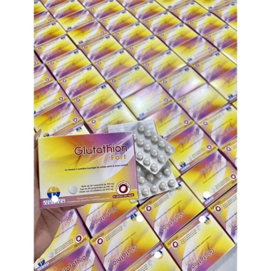 SALE Hộp Ngả Màu Viên Ngậm Trắng Da Glutathion Fort 30 Viên - Hàng Pháp Chuẩn, Giá 200k