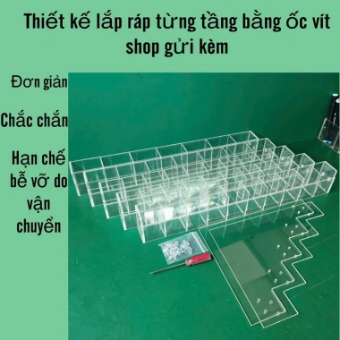 Sale Kệ Đựng Ốc Vít Mica 5 Tầng - Trưng Bày Ốc Titan Giá 109.000đ 2 Sale Kệ Đựng Ốc Vít Mica 5 Tầng - Trưng Bày Ốc Titan Giá 109.000đ 2