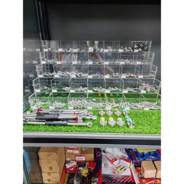 Sale Kệ Đựng Ốc Vít Mica 5 Tầng - Trưng Bày Ốc Titan Giá 109.000đ