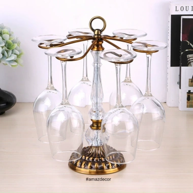 SALE Kệ treo ly rượu vang inox tân cổ điển - Đẹp, cao cấp, giá 300.000đ