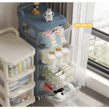 SALE MẠNH Kệ Đa Năng 3-5 Tầng Có Bánh Xe - Giá Đựng Đồ Chống Bụi, Spa, Văn Phòng, Bỉm Sữa 425k 3 SALE MẠNH Kệ Đa Năng 3-5 Tầng Có Bánh Xe - Giá Đựng Đồ Chống Bụi, Spa, Văn Phòng, Bỉm Sữa 425k 3