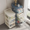 SALE MẠNH Kệ Đa Năng 3-5 Tầng Có Bánh Xe - Giá Đựng Đồ Chống Bụi, Spa, Văn Phòng, Bỉm Sữa 425k 6
