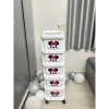 SALE MẠNH Kệ Đa Năng 3-5 Tầng Có Bánh Xe - Giá Đựng Đồ Chống Bụi, Spa, Văn Phòng, Bỉm Sữa 425k 8