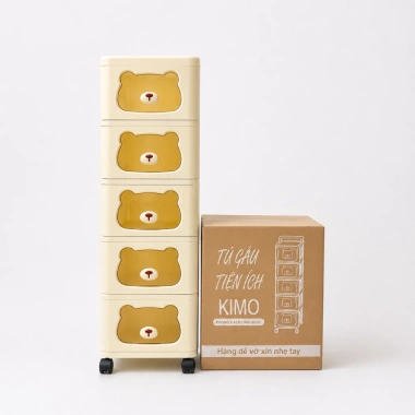 SALE MẠNH Kệ Đa Năng 3-5 Tầng Có Bánh Xe - Giá Đựng Đồ Chống Bụi, Spa, Văn Phòng, Bỉm Sữa 425k