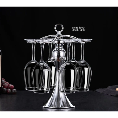 Sale nghỉ Tết - Kệ treo ly rượu vang inox 304 sáng bóng, giá rẻ K88 295.000₫