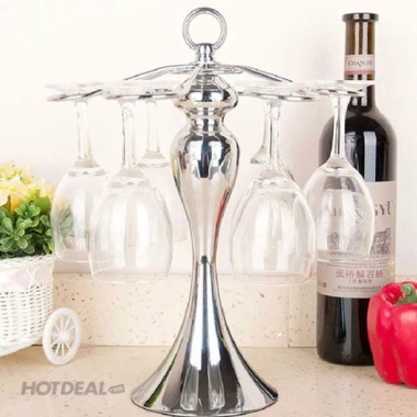 Sale nghỉ Tết - Kệ treo ly rượu vang inox 304 sáng bóng, giá rẻ K88 295.000₫