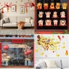 Sale rẻ Decal Tết 2.024 - Hình dán rèm hoa lồng, đèn, con rồng, năm mới 32,250đ