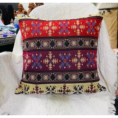 Sale sập sàn Vỏ gối thổ cẩm 45x45 tự lưng tựa sofa - Siêu đẹp, Giá chỉ 45.000₫