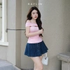 SALE SỐC Áo Kaylin nhúng eo phối dây cotton lụa mát mẻ - Sang trọng, giá 146k 3