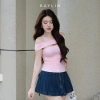 SALE SỐC Áo Kaylin nhúng eo phối dây cotton lụa mát mẻ - Sang trọng, giá 146k 10