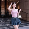 [SALE SỐC] Áo ống Kaylin cúp ngực nơ xinh, thun lụa co giãn mát mẻ - 137k 3