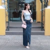 [SALE SỐC] Áo ống Kaylin cúp ngực nơ xinh, thun lụa co giãn mát mẻ - 137k 8