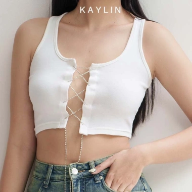 [SALE SỐC] Áo thun Kaylin ba lỗ phối dây N1.948 - Giá 134k, chất thoáng, trẻ trung 5