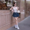 SALE SỐC Bodysuit Kaylin đan dây nơ, thun cotton co giãn ôm form gợi cảm - 164k 2