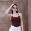 SALE SỐC Bodysuit Kaylin đan dây nơ, thun cotton co giãn ôm form gợi cảm - 164k 4