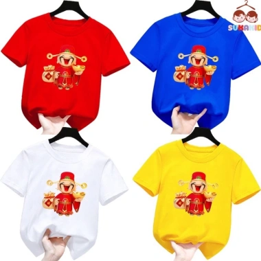 Sale Tết Áo Thun Trẻ Em Thần Tài Cầm Thoải Vàng Túi Vàng 6-30kg Giá Ưu Đãi 100.333đ 5