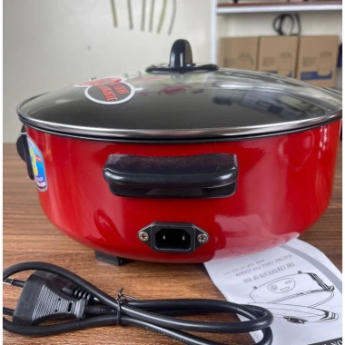 Sale Tết Nồi Lẩu Điện Đa Năng 30cm 3L 800W Chống Dính Chiên Xào Rán Nấu Giá 350k 9