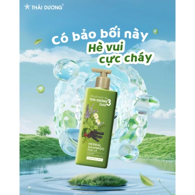 Sale Tháng 2 Dầu gội Thái Dương 3 Gold Hoa Lá 500ml tặng Dầu xả 3 200ml giá chỉ 235.636₫ 5