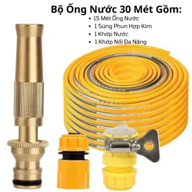 [SALE] Vòi xịt đa năng tưới cây rửa xe, tặng 1 vòi 2 đầu nối, giá chỉ 45.000₫ 9