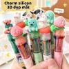 Sale Xuyên Tết Bút Viết Bấm 10 Màu Mực Tiện Lợi – Cute Peach, Phù Hợp Bullet Journal, 11.999₫ 3