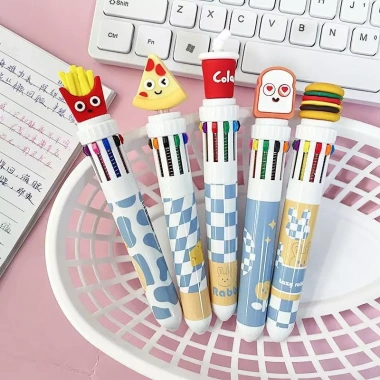 Sale Xuyên Tết Bút Viết Bấm 10 Màu Mực Tiện Lợi – Cute Peach, Phù Hợp Bullet Journal, 11.999₫ 8