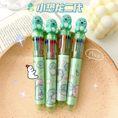 Sale Xuyên Tết Bút Viết Bấm 10 Màu Mực Tiện Lợi – Cute Peach, Phù Hợp Bullet Journal, 11.999₫ 10