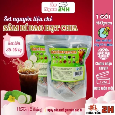 Sâm bí đao hạt chia 400g - Set trà 12 vị thanh lọc cơ thể, giảm cân, đẹp da - Giá chỉ 90.000₫