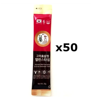 Sâm đỏ Hàn Quốc 6 năm RED GINSENG 10g - Cân bằng thời gian, giảm 454k, 50 viên 2