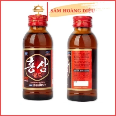 SÂM HOÀNG DIỆU 2 hộp 20 chai Nước uống hồng sâm Dongnam - Tăng sức đề kháng, năng lượng, chỉ 155.999₫ 3