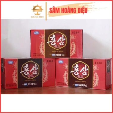 Sâm Hoàng Diệu Nước hồng sâm Dongnam 6 năm tuổi 100ml - 10 chai - 77.999 VND