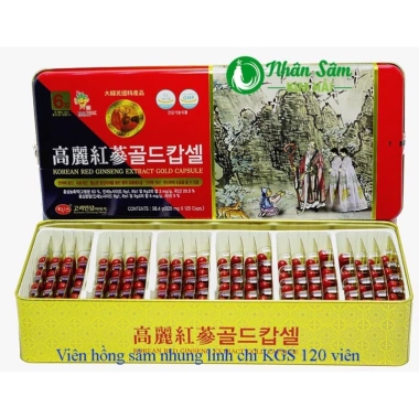 Sâm Hồng Nhung Linh Chi Cao Cấp KGS Hàn Quốc 120 viên 98.4gr - Giá ưu đãi 800.000đ