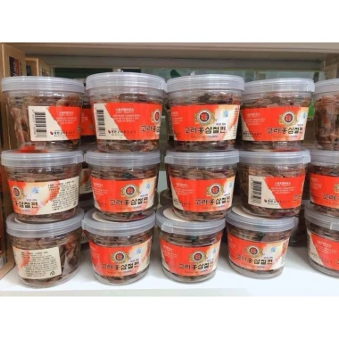 Sâm lát tẩm mật ong Hàn Quốc JEONG GEUN SAM 200g - Giảm giá 500k, hộp cốc nhựa Sâm lát tẩm mật ong Hàn Quốc JEONG GEUN SAM 200g - Giảm giá 500k, hộp cốc nhựa