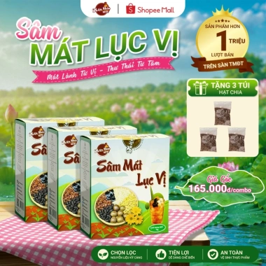 Sâm Mát Lục Vị Set 10-12L Nguyên Liệu Nấu, Tặng 2 Túi Hạt Chia Đen 20g - 44.600₫ 9