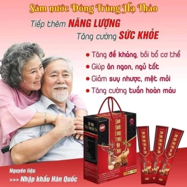 Sâm Nước Đông Trùng Hạ Thảo HSD 2.028 - Bồi bổ cơ thể, tăng sức khỏe, hỗ trợ ăn ngủ ngon, chỉ 90k