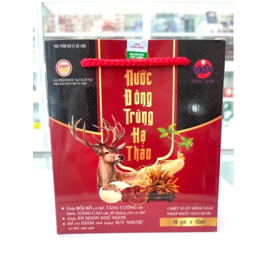 Sâm Nước Đông Trùng Hạ Thảo HSD 2.028 - Bồi bổ cơ thể, tăng sức khỏe, hỗ trợ ăn ngủ ngon, chỉ 90k