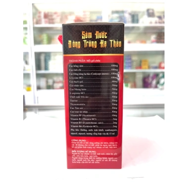 Sâm Nước Đông Trùng Hạ Thảo HSD 2.028 - Bồi bổ cơ thể, tăng sức khỏe, hỗ trợ ăn ngủ ngon, chỉ 90k 8 Sâm Nước Đông Trùng Hạ Thảo HSD 2.028 - Bồi bổ cơ thể, tăng sức khỏe, hỗ trợ ăn ngủ ngon, chỉ 90k 8