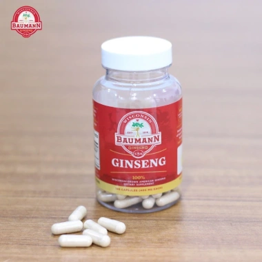 Sâm Viên Baumann Wisconsin Mỹ 100% Ginseng 130 viên - Giảm 20% Tăng sức đề kháng 3