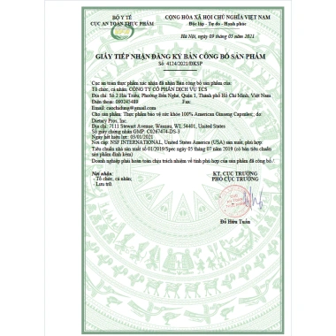 Sâm Viên Baumann Wisconsin Mỹ 100% Ginseng 130 viên - Giảm 20% Tăng sức đề kháng 9