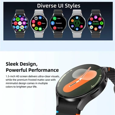 Samsung Watch7 Max 2.025 AMOLED Đồng hồ thông minh Bluetooth chống nước thể thao nam nữ quà tặng Nhật Bản