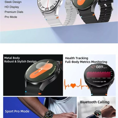 Samsung Watch7 Max 2.025 AMOLED Đồng hồ thông minh Bluetooth chống nước thể thao nam nữ quà tặng Nhật Bản